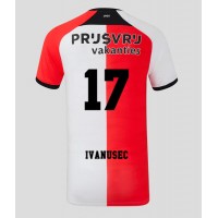 Feyenoord Luka Ivanusec #17 Hjemmedrakt 2024-25 Kortermet